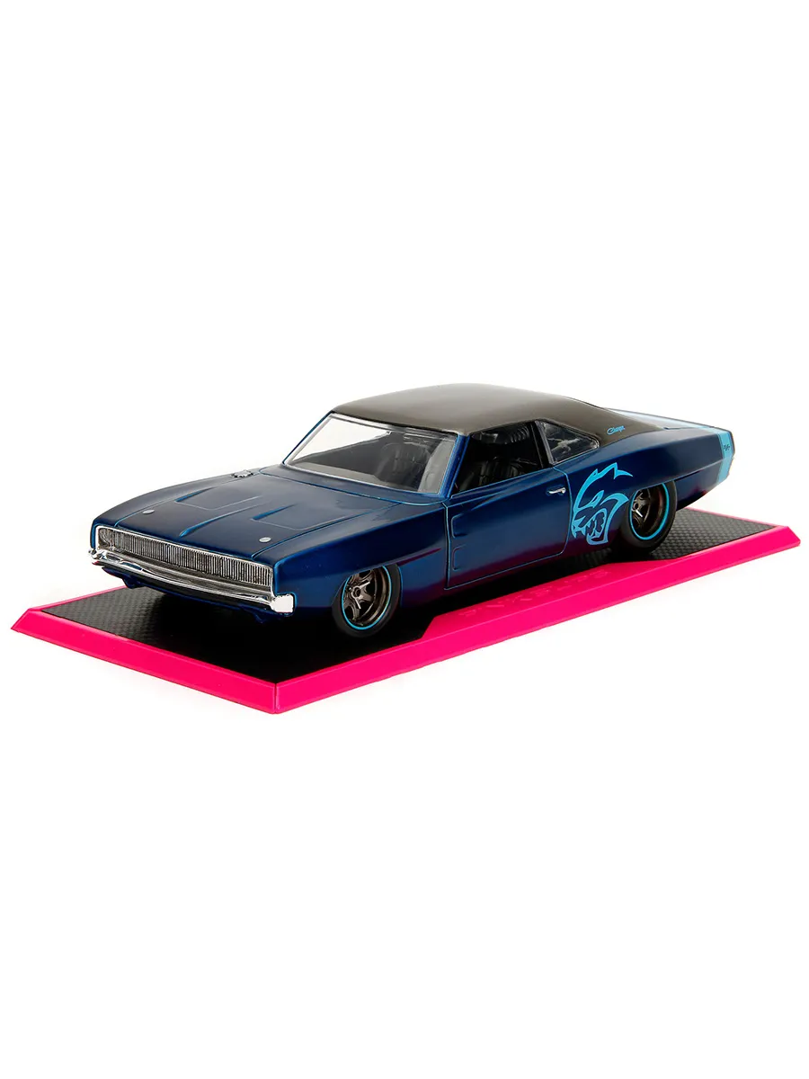 Модель Машинки 1:24 Pink Slips 1968 Dodge Charger Widebody