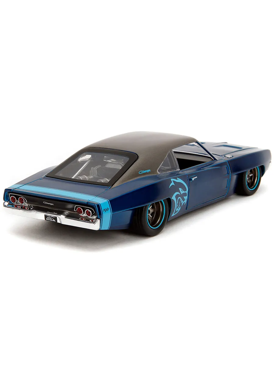 Модель Машинки 1:24 Pink Slips 1968 Dodge Charger Widebody
