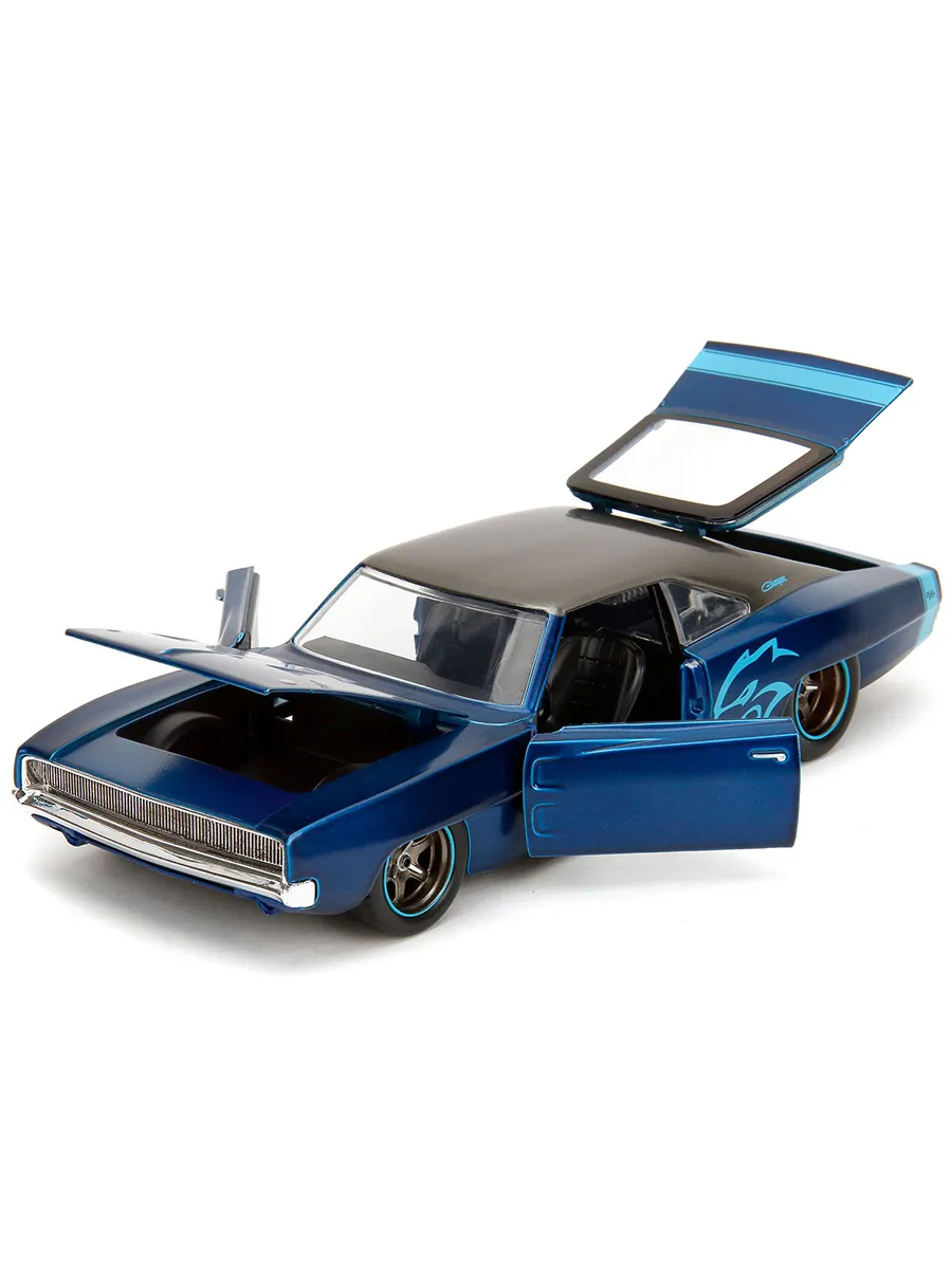Модель Машинки 1:24 Pink Slips 1968 Dodge Charger Widebody