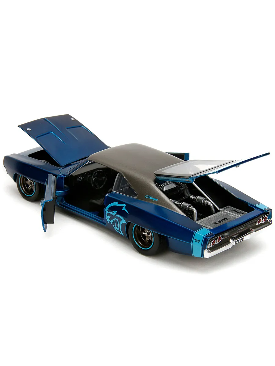 Модель Машинки 1:24 Pink Slips 1968 Dodge Charger Widebody
