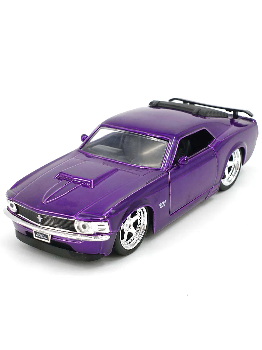 Модель Машинки 1:32 Pink SIips 1970 Ford Mustang Boss