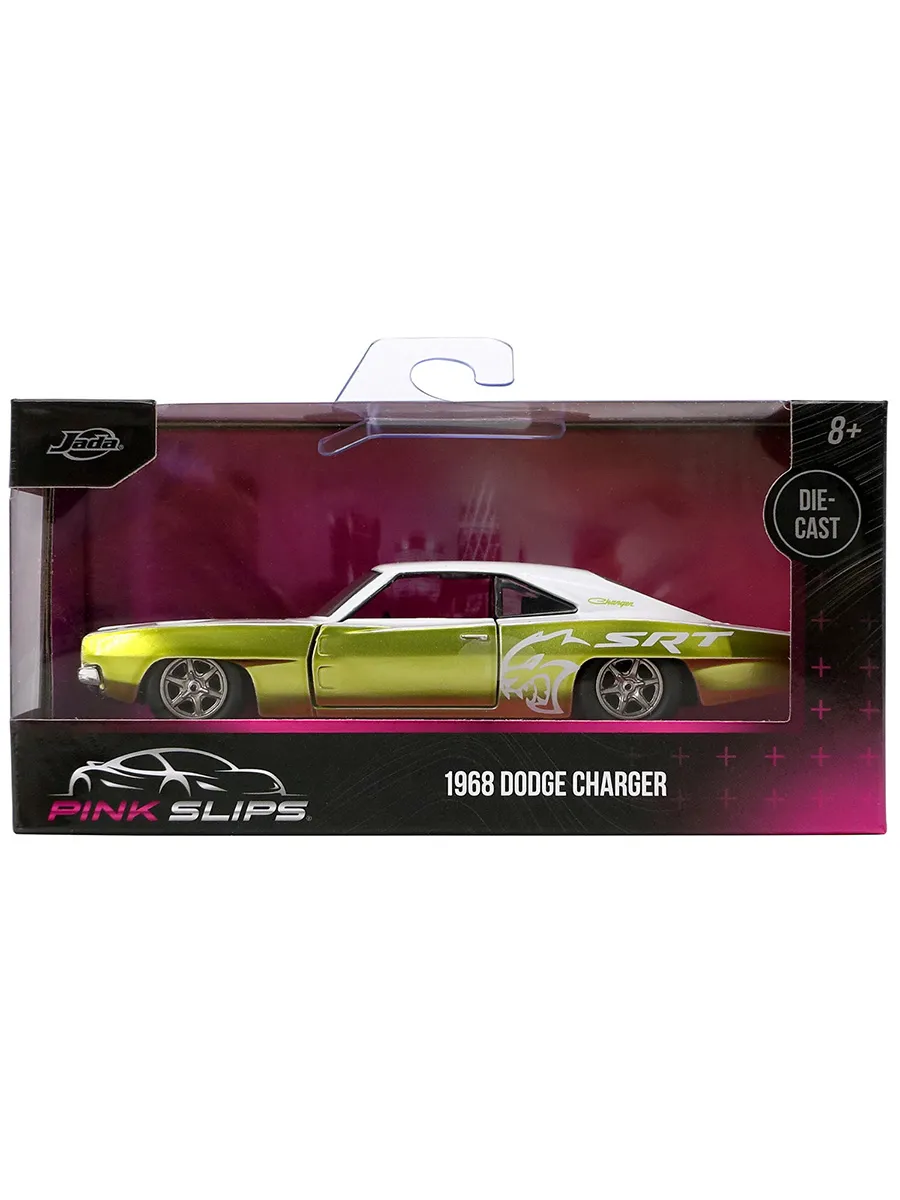 Модель Машинки 1:32 Pink Slips 1968 Dodge Charger 35996
