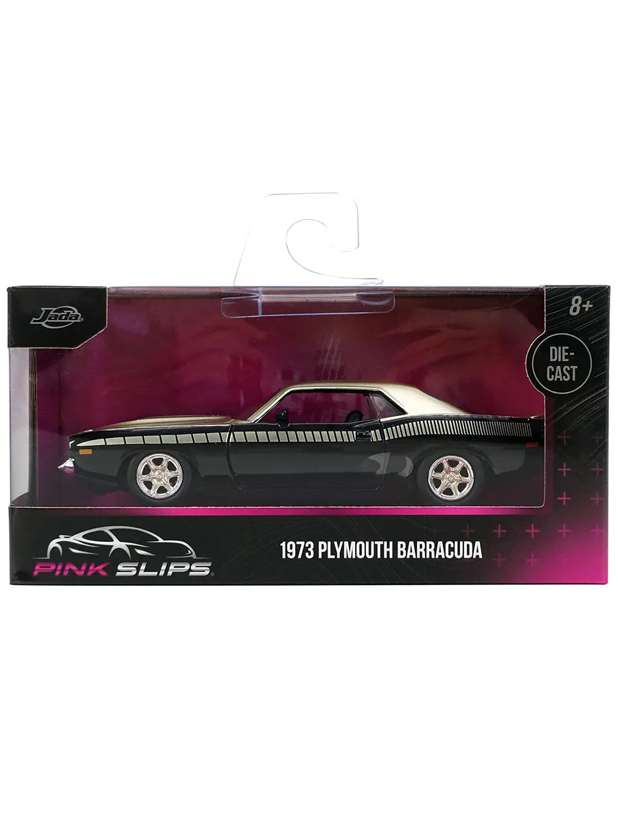 Модель Машинки 1:32 Pink Slips 1973 Plymouth Barracuda 35997
