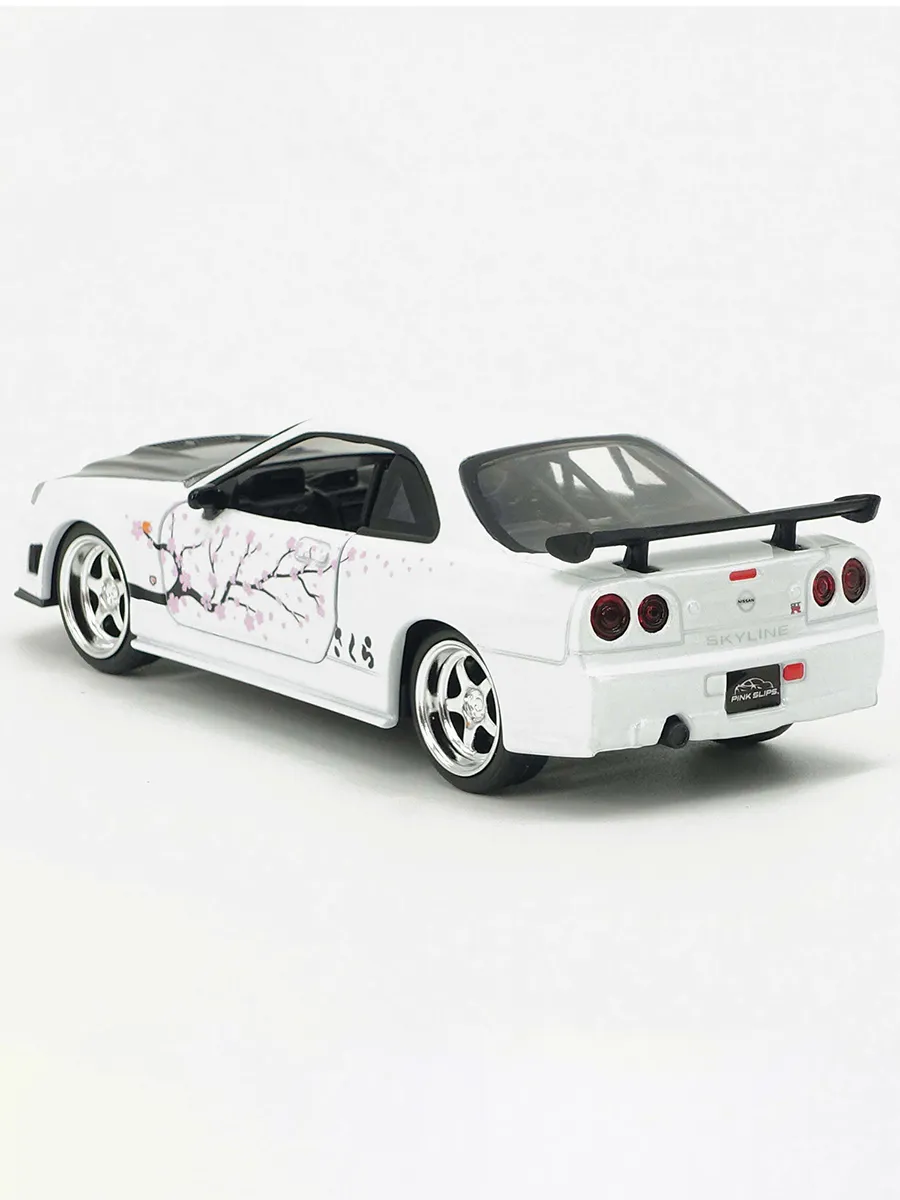 Машинка 1:32 Pink Slips 2002 Nissan Skyline GT-R R34 BNR34