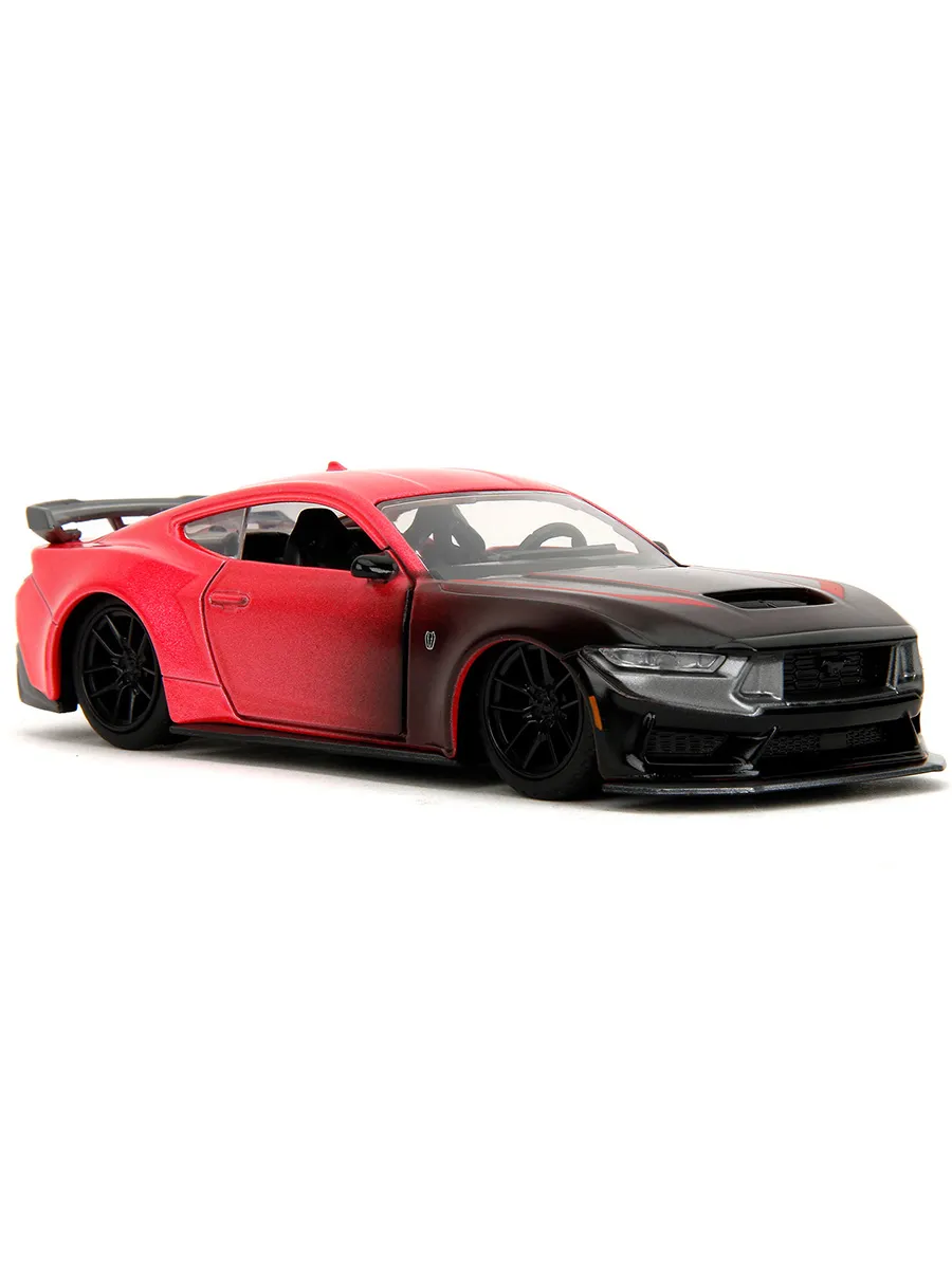 Модель Машинки 1:32 Pink Slips 2024 Ford Mustang Dark Horse