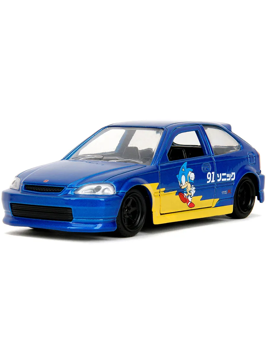 Машинка Hollywood Rides 1:32 Sonic 1997 Honda Civic Type-R