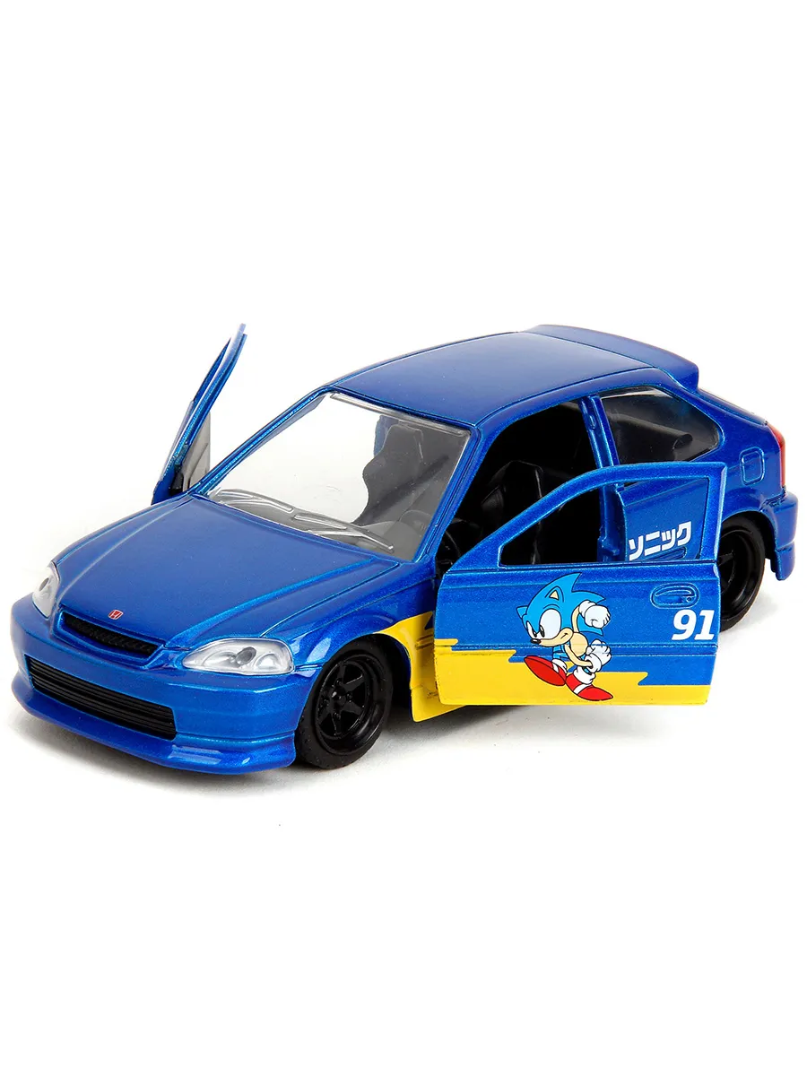 Машинка Hollywood Rides 1:32 Sonic 1997 Honda Civic Type-R