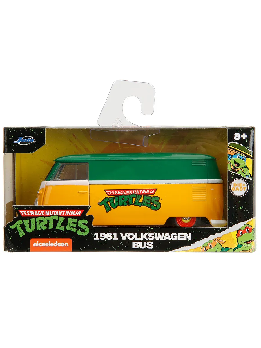 Машинка Hollywood Rides 1:32 Черепашки-ниндзя 1961 VW Bus