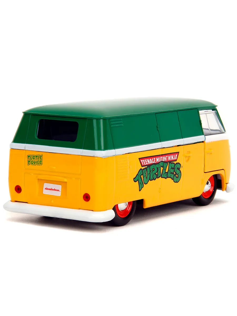 Машинка Hollywood Rides 1:32 Черепашки-ниндзя 1961 VW Bus