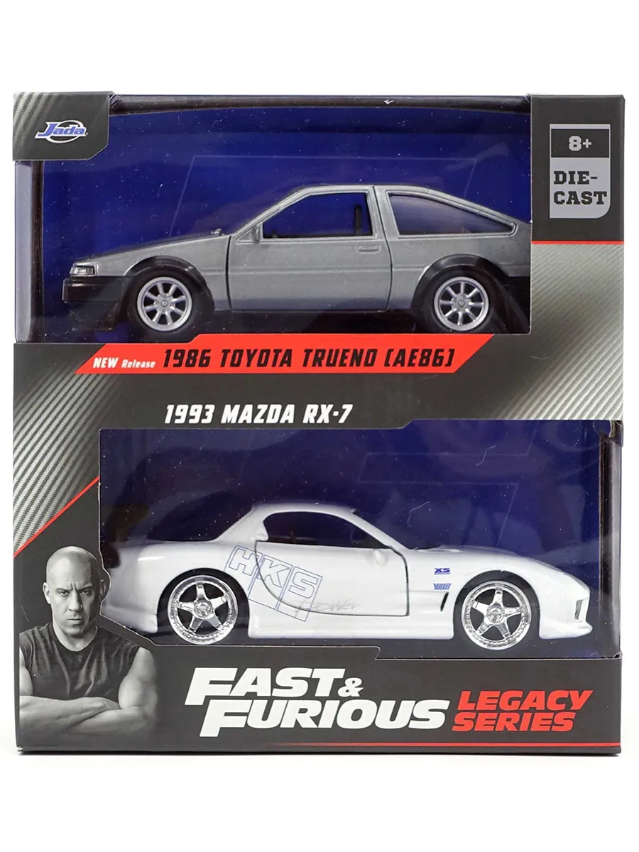 Машинка Форсаж 1:32 FF Legacy Collection Twin pack w8 pack 1 Машинка Форсаж 1:32 FF Legacy Collection Twin pack w8 pack 1