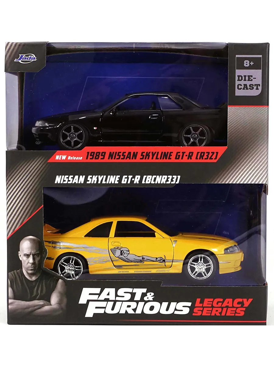 Машинка Форсаж 1:32 Legacy Collection Twin pack w7 pack 2
