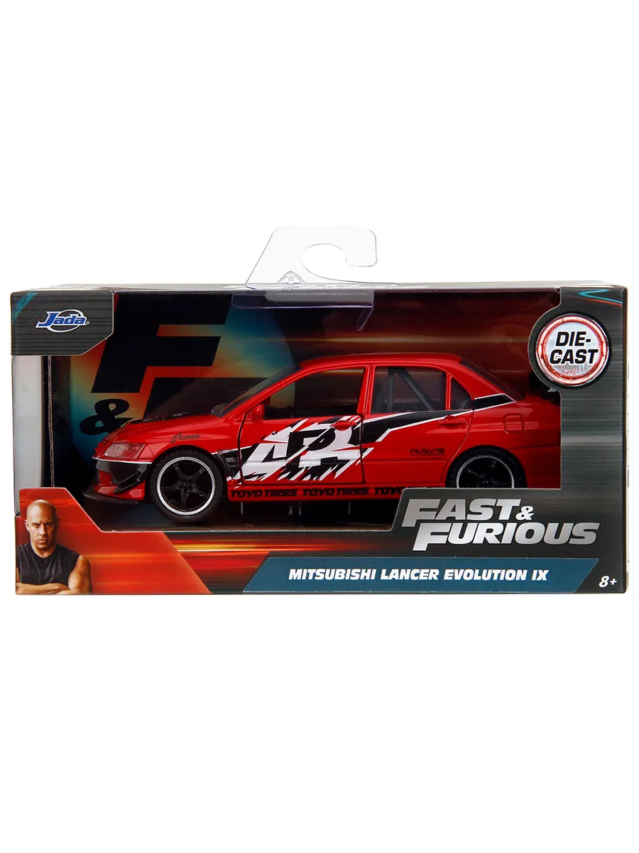 Машинка Форсаж 1:32 Mitsubishi Lancer Evolution IX (9)