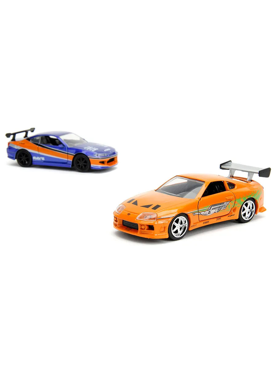 Набор машинок Форсаж 1:32 Nissan Silvia S15 & Toyota Supra