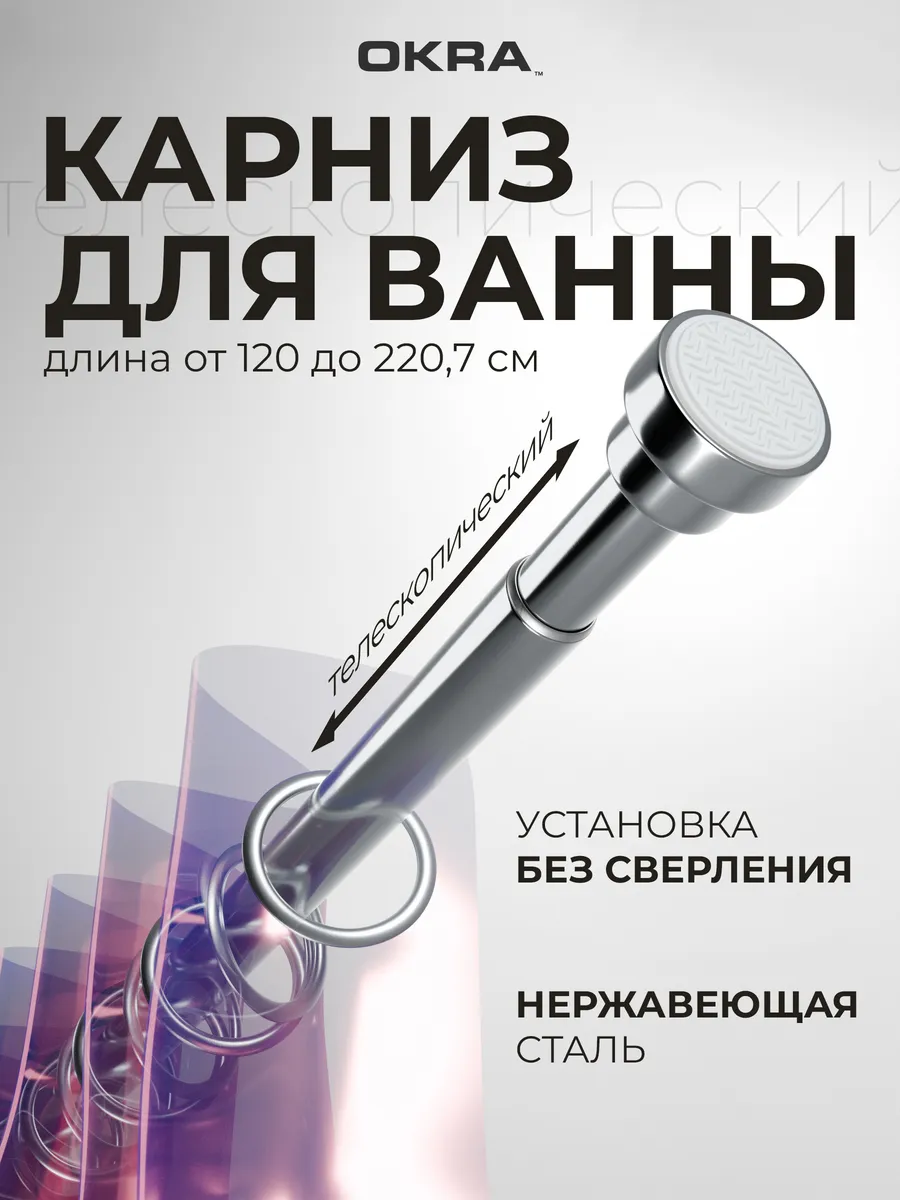 Карниз для ванной