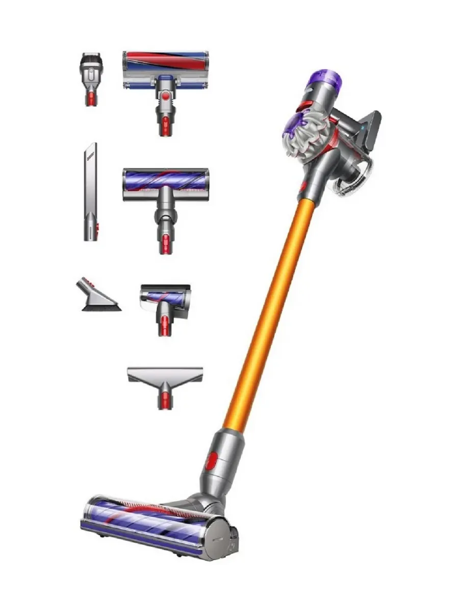 Dyson Беспроводной пылесос V8 Absolute Silver Yellow SV25