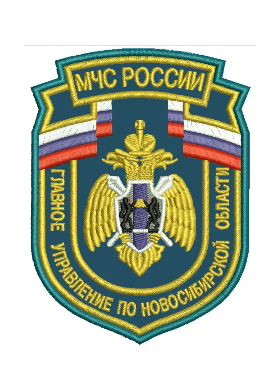 Шеврон ГУ МЧС России по Новосибирской области