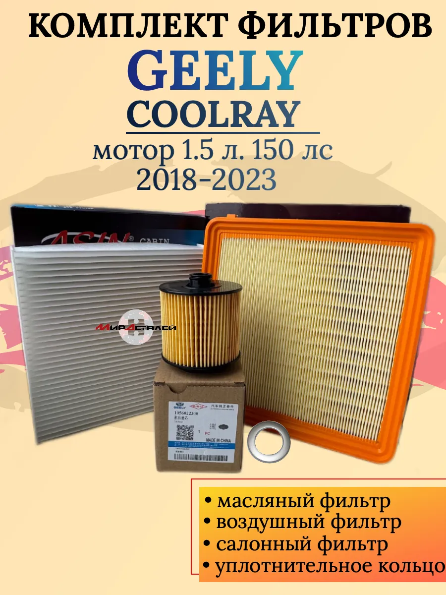 Комплект фильтров Geely Кулрей Coolray