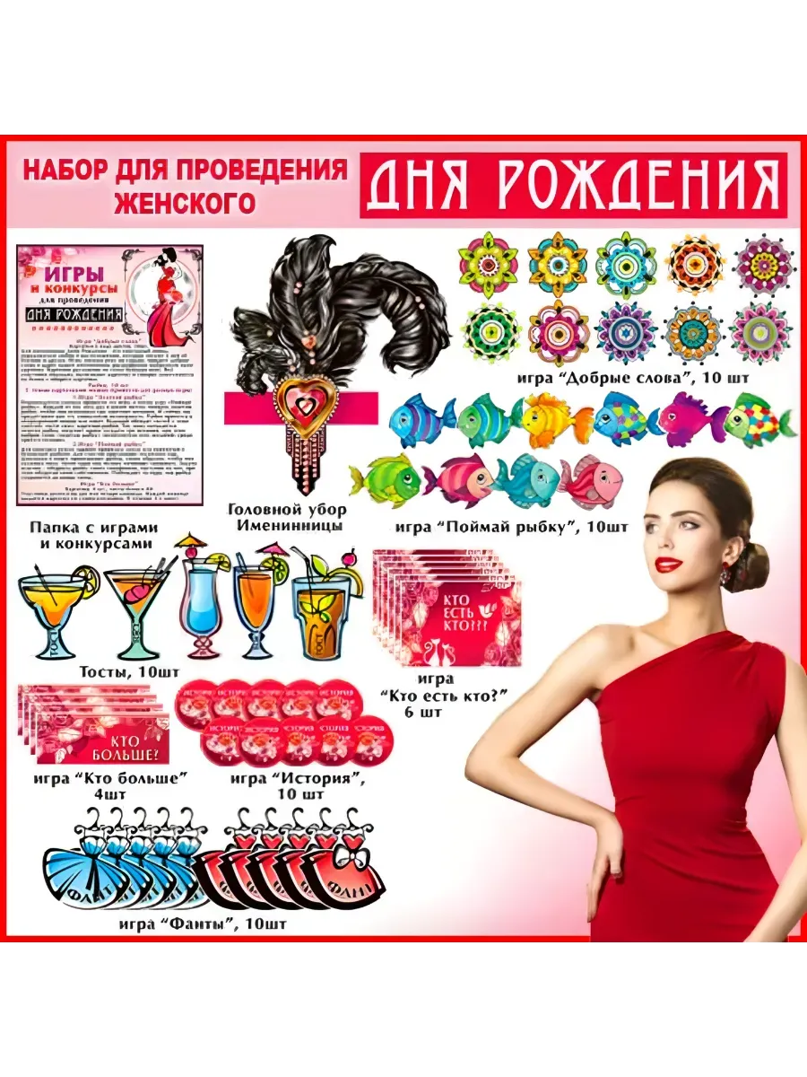 Набор для проведения Дня рождения