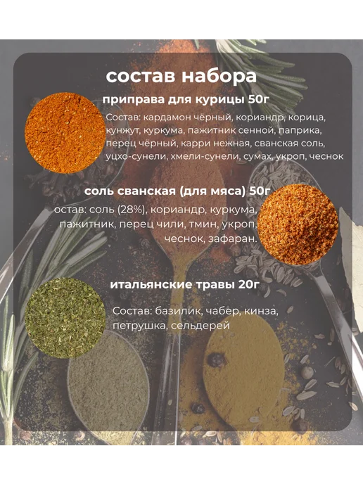 Luxe Taste Подарочный набор специй и приправ, вариант, фото 3