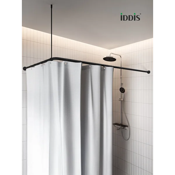 Фото товара на маркетплейсе wildberries Карниз для ванной угловой, 90-270 см