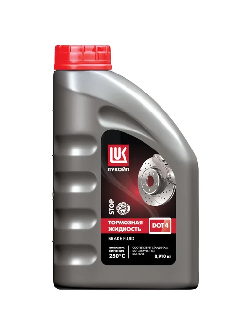 LUKOIL Тормозная жидкость Лукойл DOT 4, 1л, 1 л