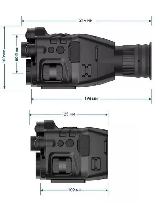 TONI Vision Цифровой монокуляр для охоты CY789 Wi-Fi, до 400 м, 1-24х, 400 м, фото 8