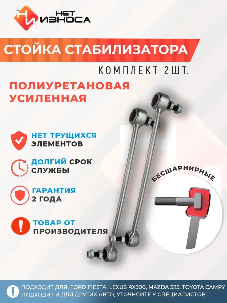 Стойка стабилизатора полиуретановая усиленная NL099-2