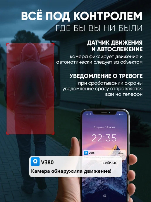 GALATRONICS Камера видеонаблюдения уличная wi-fi c оптическим зумом, белый, фото 8