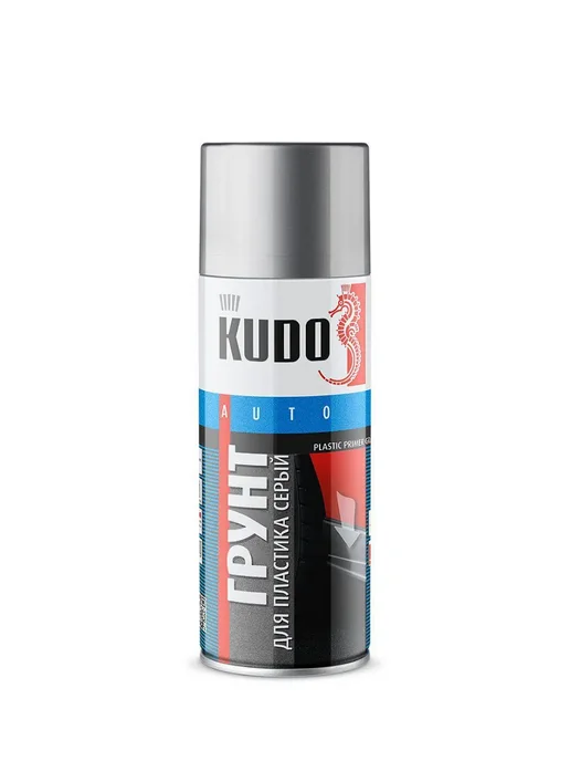 KUDO Грунт для пластика, светло-серый, 520 мл, 520 мл