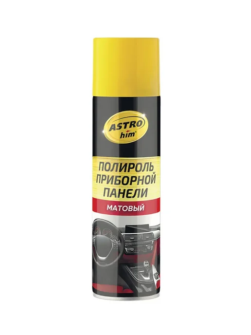 ASTROHIM Полироль приборной панели(матовый эффект), Горная свежесть, 335 мл
