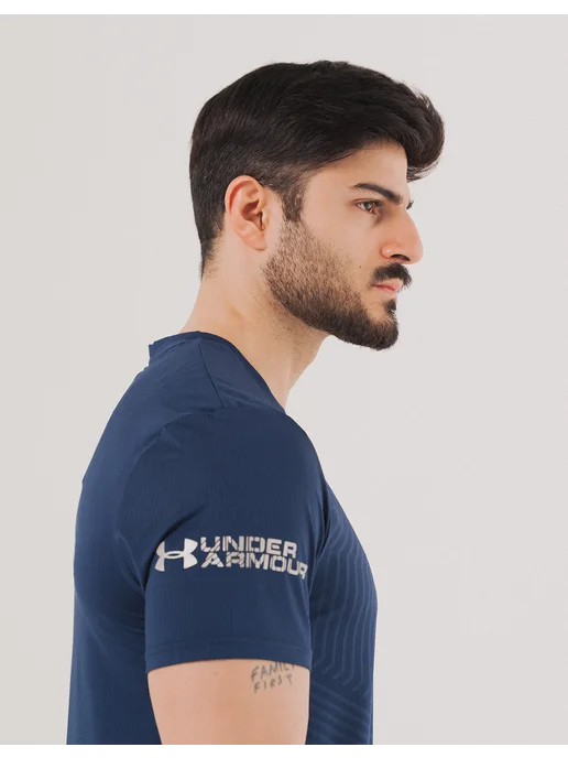 Under Armour Спортивная мужская футболка, синий, фото 7