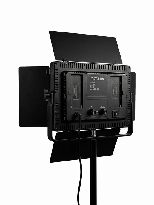 Light Shop Pro Видеосвет LED 800 с двумя штативами для фото и видео, черный, фото 7