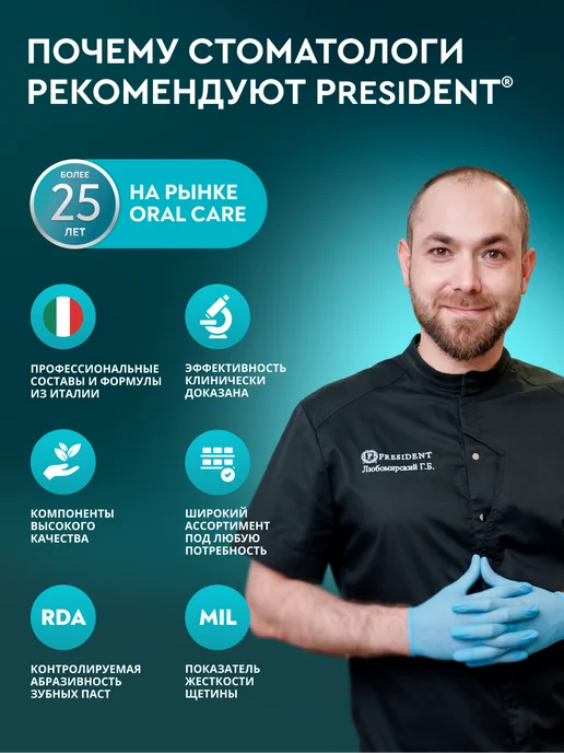 PRESIDENT Ополаскиватель Antibacterial 400 мл, 400 мл, фото 7