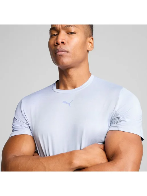 PUMA Футболка CLOUDSPUN Soft Breathable Tee Men, голубой, фото 2