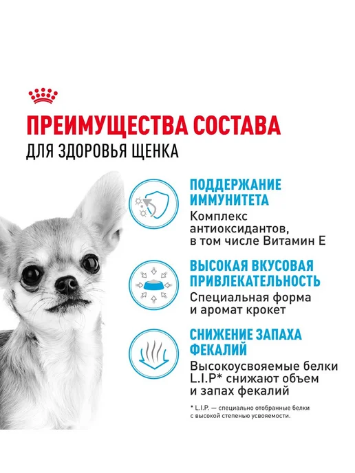 Сухой корм Royal canin Чихуа-Хуа Chihuahua для собак, щенки, 0,5 кг, фото 5