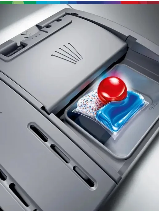 BOSCH Посудомоечная машина встраиваемая 60 см SMV4HMX25Q, белый, фото 5