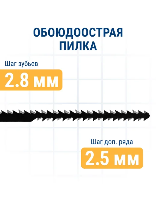 Практика Пилки для лобзика по дереву, ДСП. T344CB, вариант, фото 5