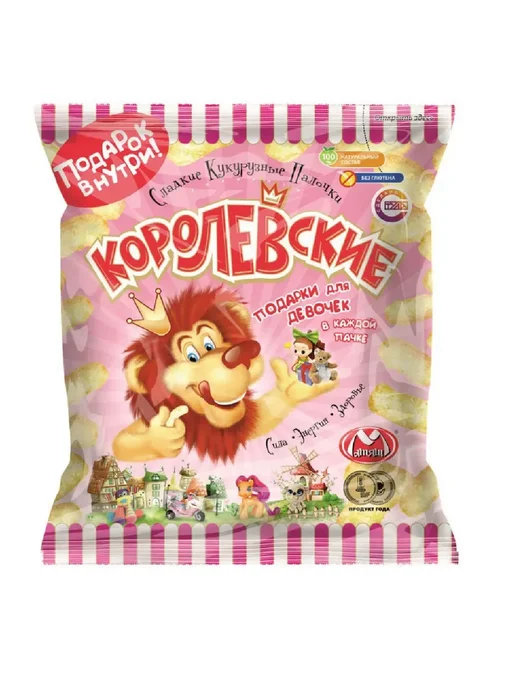 Матяш Кукурузные палочки Сюрпризы королевские, 70г, 70 г
