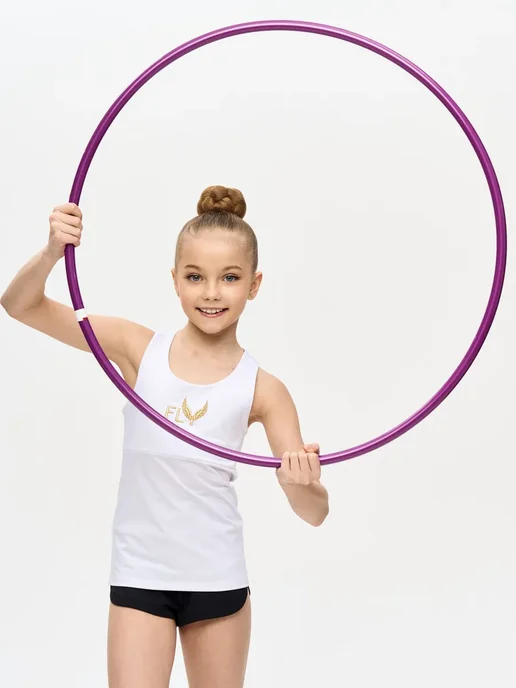 SETGYM Обруч для художественной гимнастики аналог SASAKI 90см, фиолетовый, фото 8