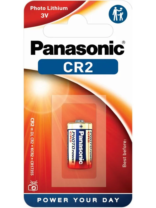 Panasonic Батарейка Lithium CR2, 1шт, 1 шт, фото 2