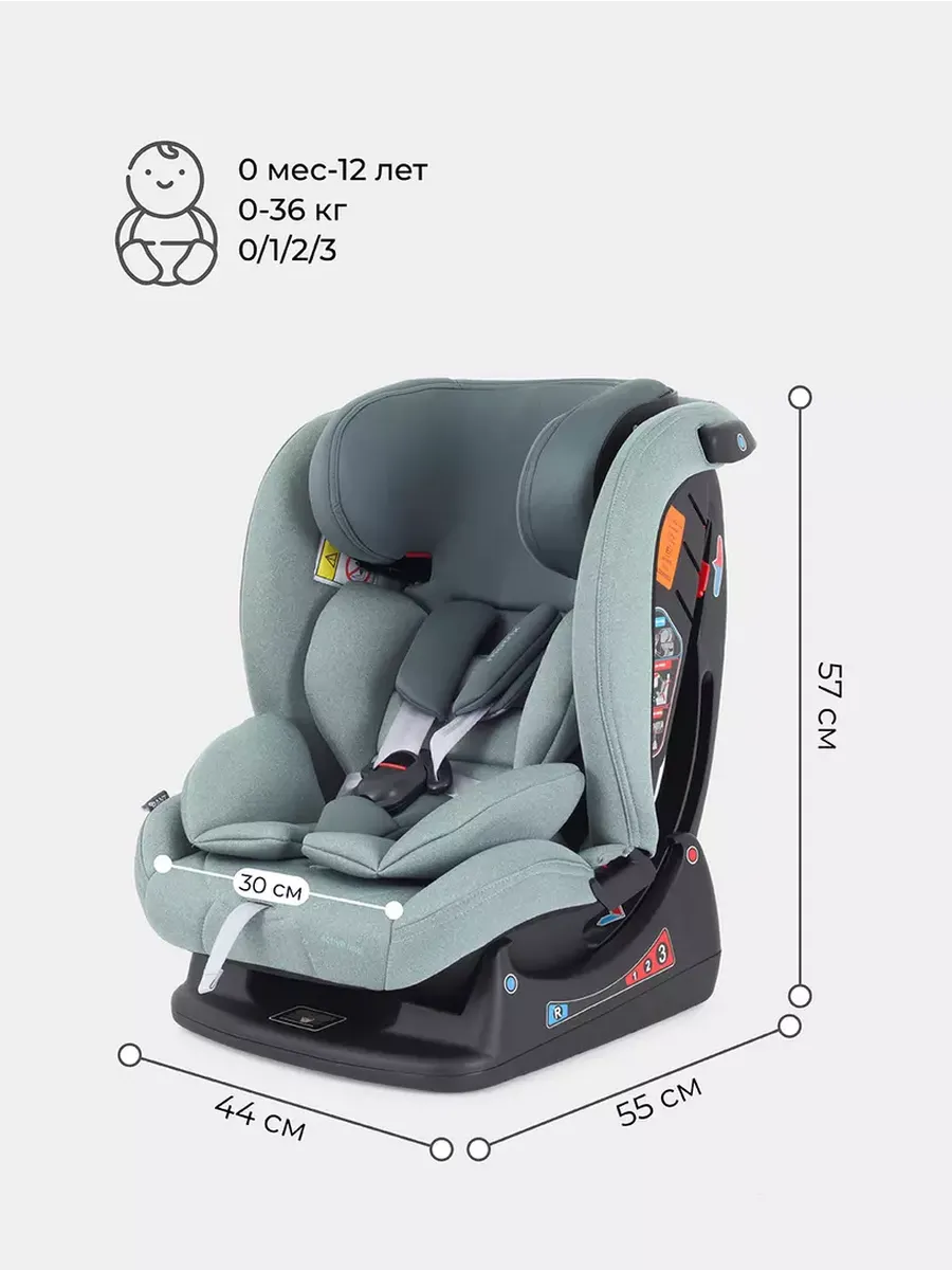 Автокресло Matrix Active Line green группа 0+-1-2-3 0-36 кг