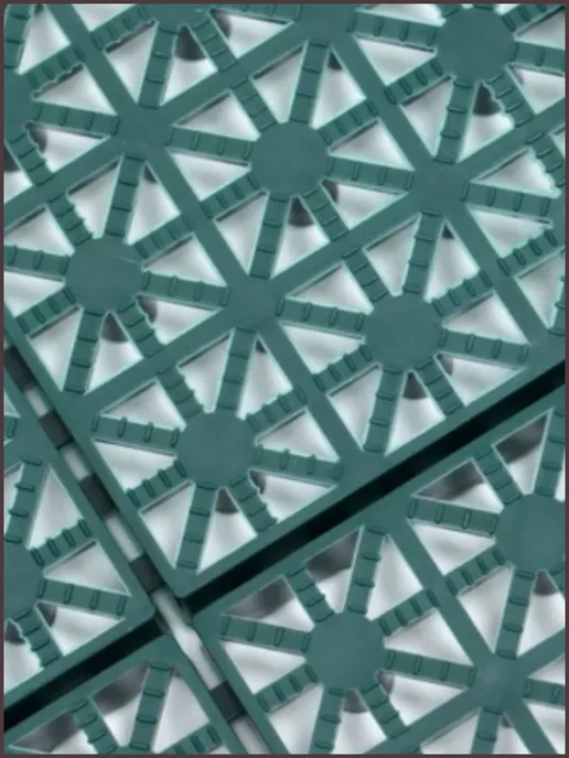 Pol-Plast Садовая дорожка 30х30см (27шт) зелёная, модульное покрытие, 30x30 см, 18 шт, фото 4