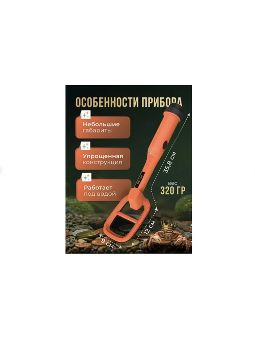 Металлоискатель для подводного поиска, вариант, фото 2