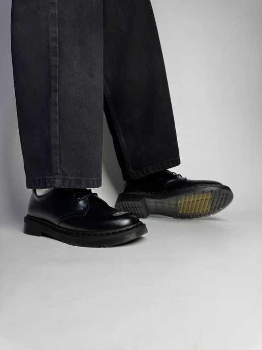 Dr. Martens Dr Martens 1461 x Raf Simons, черный, фото 2