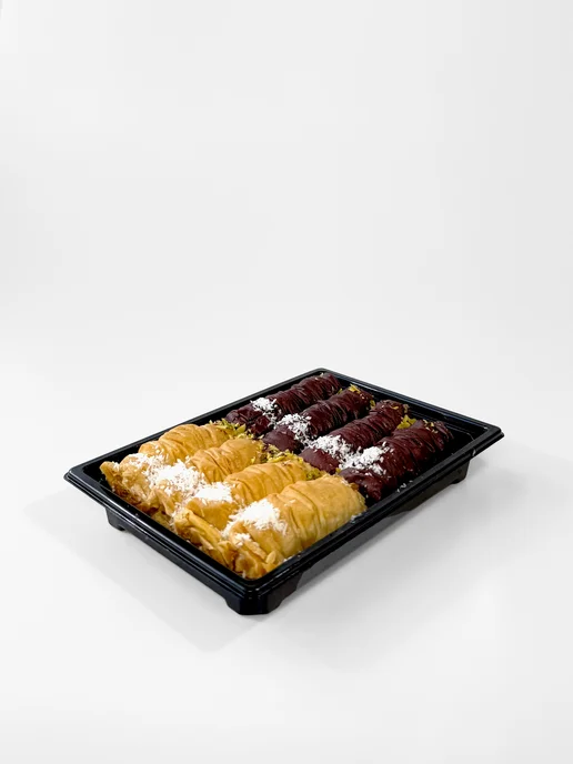 Al Najjar sweets Пахлава долма бурма ассорти с кокосом 300 грамм, ассорти 300, фото 7