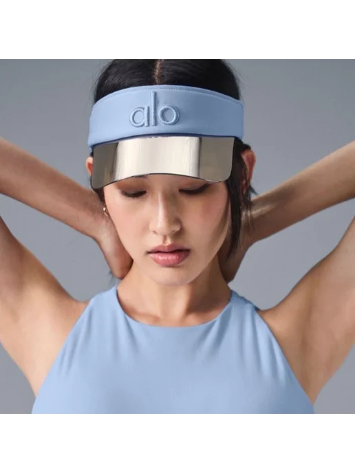 Alo yoga Козырек от солнца бейсболка спортивная 1 1, голубой