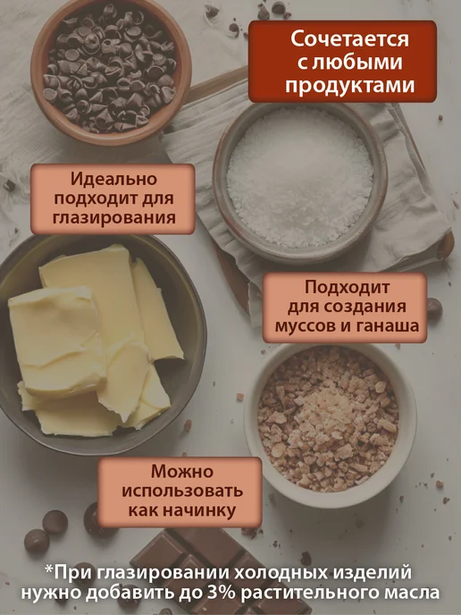 Master Martini Глазурь кондитерская для торта и выпечки в дисках, вариант, фото 2