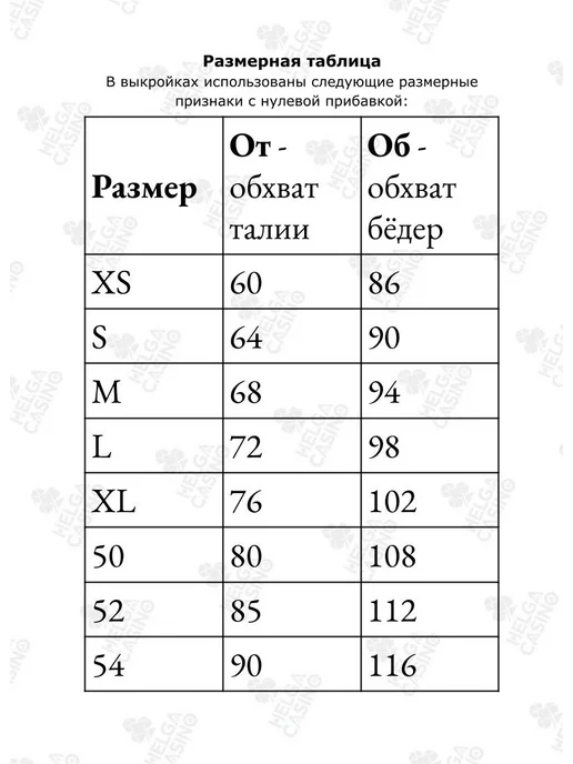 HELGA CASINO Бумажные выкройки трусов 9 моделей, вариант, фото 2