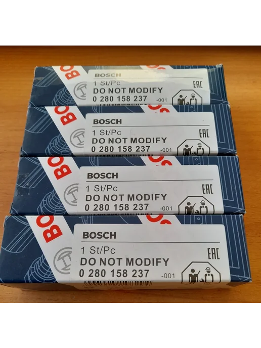 BOSCH Форсунки для УАЗ Патриот Хантер ЗМЗ 409 комплект 4 шт, 4 шт, фото 2