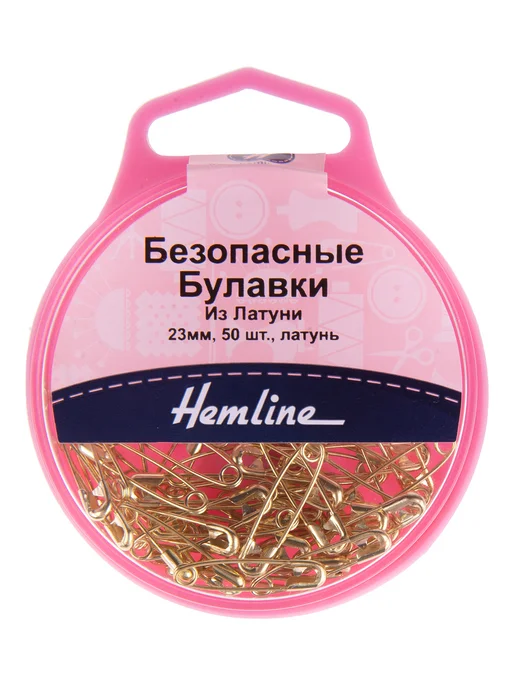 HEMLINE 419.00 Булавки безопасные английские 23 мм 50 шт, 50 шт